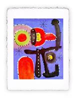 Stampa d''arte Pitteikon di Joan Miró Pittura 9 del 1954, Grande - cm 40x50