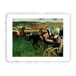 Stampa Pitteikon di Edgar Degas - L''ippodromo del 1874-1877, Folio - cm 20x30