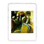 Stampa Pitteikon di Edgar Degas Dalla modista del 1882, Miniartprint - cm 17x11