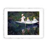 Stampa Pitteikon di Claude Monet La barca a Giverny del 1887, Original - cm 30x40