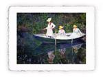 Stampa Pitteikon di Claude Monet La barca a Giverny del 1887, Grande - cm 40x50