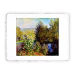 Stampa di Claude Monet L''angolo del giardino a Montgeron, Original - cm 30x40