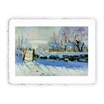 Stampa Pitteikon di Claude Monet La gazza del 1868, Miniartprint - cm 17x11