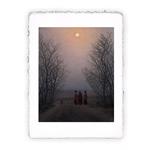 Stampa di Caspar David Friedrich - Mattina di Pasqua - 1835 - Miniartprint - cm 17x11