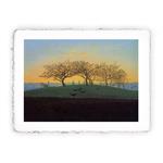 Stampa di Caspar David Friedrich Colline e campi a Dresda, Folio - cm 20x30