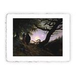 Stampa d''arte di Caspar David Friedrich - Uomo e donna 1820, Original - cm 30x40