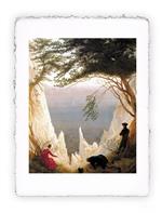 Stampa di Caspar David Friedrich Scogliere di gesso su Rugen, Folio - cm 20x30