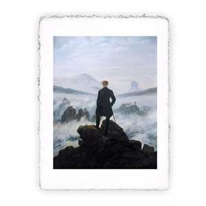 Idee regalo Stampa Caspar D. Friedrich Il Viandante sul mare di nebbia, Original - cm 30x40 Pitteikon