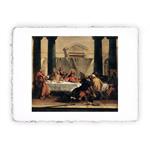 Stampa Pitteikon di Giambattista Tiepolo - L''ultima cena, Magnifica -  cm 50x70