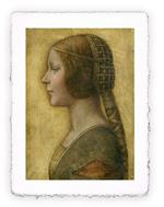 Stampa d''arte di Leonardo da Vinci - La bella principessa, Folio - cm 20x30