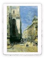 Stampa d''arte di Pierre Van Elven Il Duomo di Milano, Grande - cm 40x50