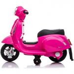 Moto Elettrica Per Bambini Mini Vespa Gts Piaggio Rossa 6V Con Schienale, Luci E Suoni 00120015