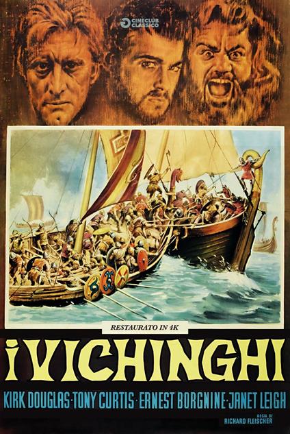 I vichinghi. Restaurato in 4K (DVD) di Richard Fleischer - DVD