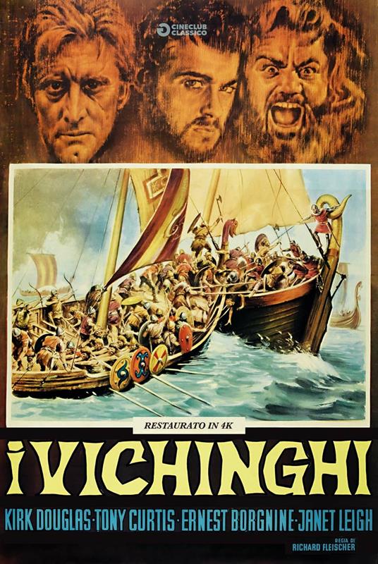 I vichinghi. Restaurato in 4K (DVD) di Richard Fleischer - DVD