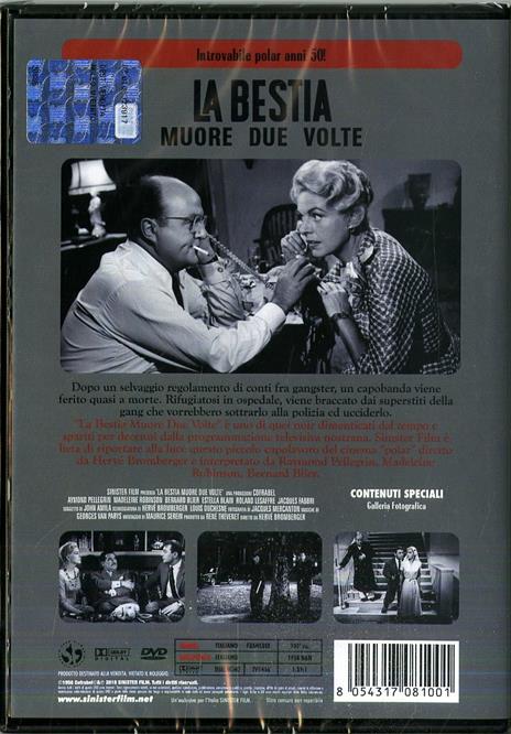 La bestia muore due volte (DVD) di Hervè Bromberger - DVD - 2