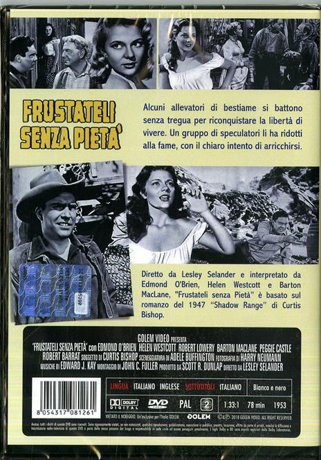 Frustateli senza pietà di Lesley Selander - DVD - 2