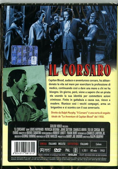 Il corsaro di Ralph Murphy - DVD - 2