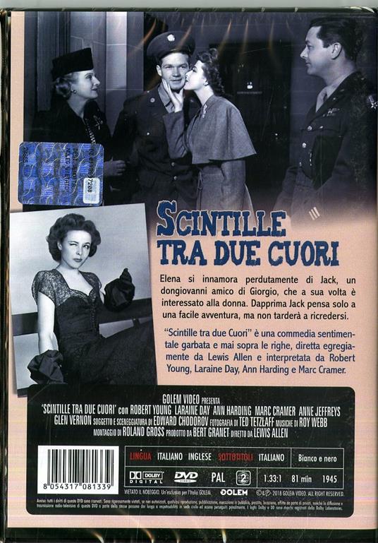 Scintille tra due cuori di Lewis Allen - DVD - 2