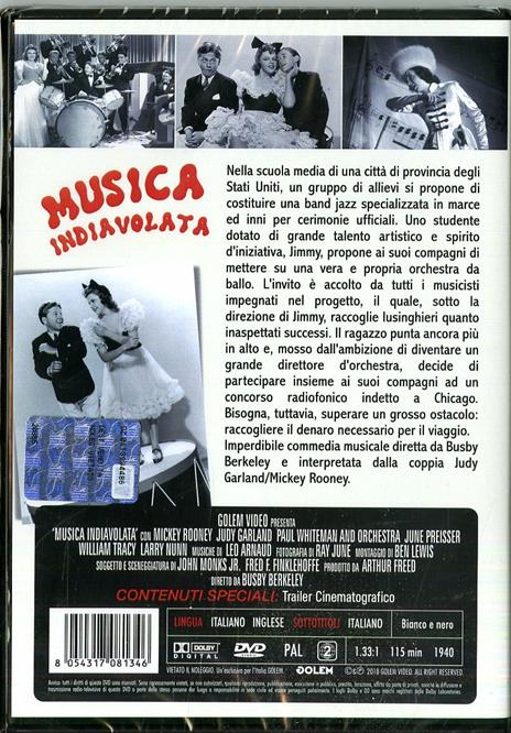 Musica indiavolata di Busby Berkeley - DVD - 2