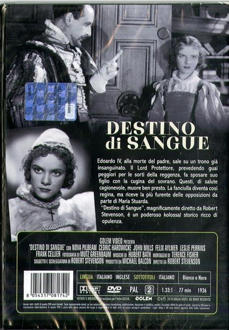 Destino di sangue (DVD) di Robert Stevenson - DVD - 2