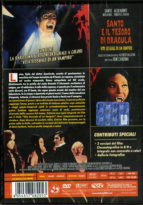 Santo e il tesoro di Dracula (DVD) di René Cardona - DVD - 2