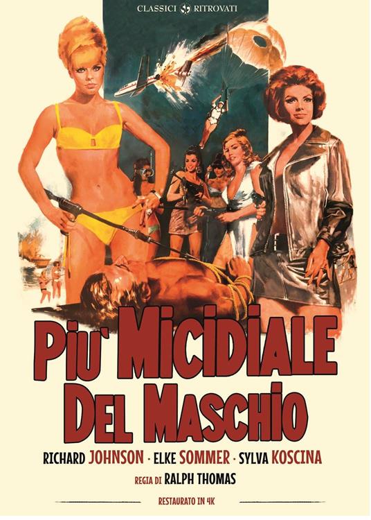 Più micidiale del maschio. Restaurato in 4K (DVD) di Ralph Thomas - DVD