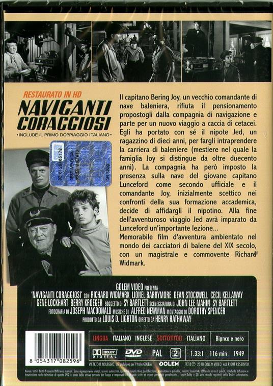 Naviganti coraggiosi. Restaurato In Hd(DVD) di Henry Hathaway - DVD - 2