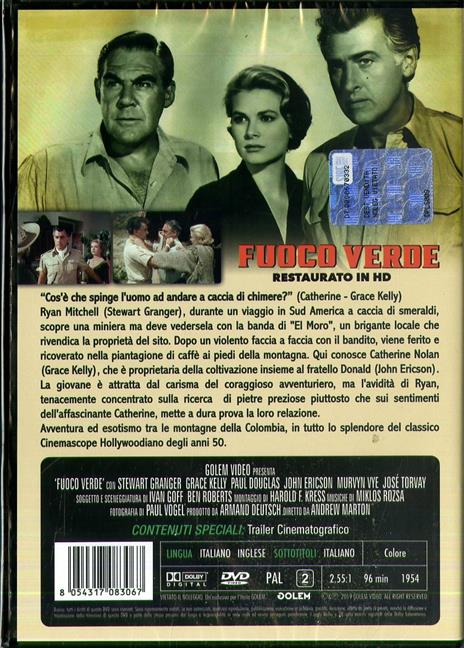 Fuoco verde. Restaurato in HD (DVD) di Andrew Marton - DVD - 2