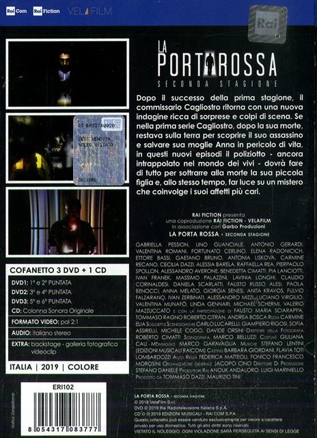 La porta rossa. Stagione 2. Serie TV ita. Con CD (3 DVD) - DVD - Film di  Carmine Elia Giallo | Feltrinelli