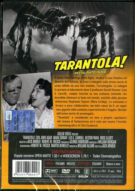 Tarantola. Restaurato in HD (DVD) di Jack Arnold - DVD - 2