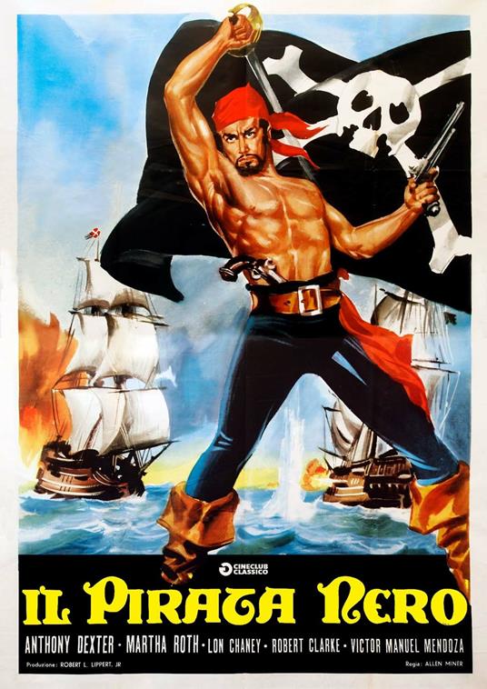 Il pirata nero (DVD) di Allen H. Miner - DVD