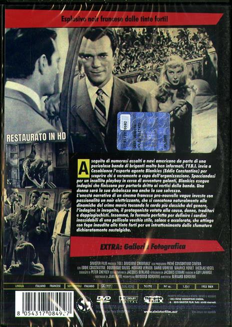F.B.I. Divisione Criminale. Restaurato in HD (DVD) di Bernard Borderie - DVD - 2