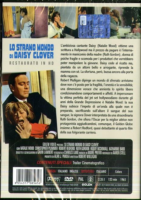 Lo strano mondo di Daisy Clover. Restaurato in HD (DVD) di Robert Mulligan - DVD - 2