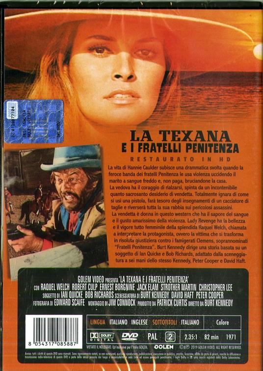 La texana e i fratelli penitenza. Restaurato in HD (DVD) di Burt Kennedy - DVD - 2