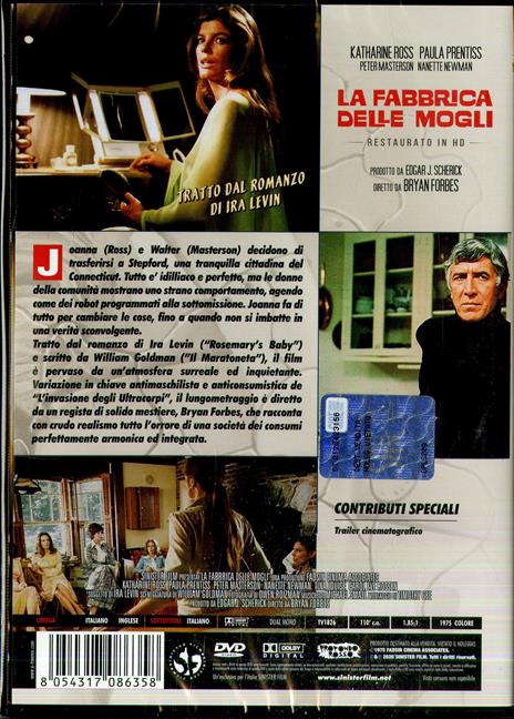 La fabbrica delle mogli (DVD restaurato in HD) di Bryan Forbes - DVD - 2