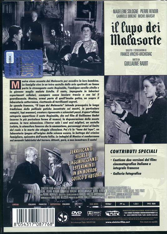 Il lupo dei Malasorte (DVD) di Guillaume Radot - DVD - 2