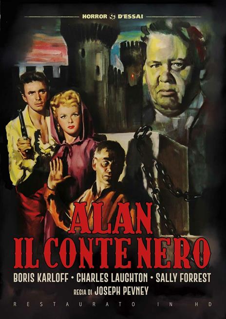 Alan, il conte nero. Restaurato in HD (DVD) di Joseph Pevney - DVD