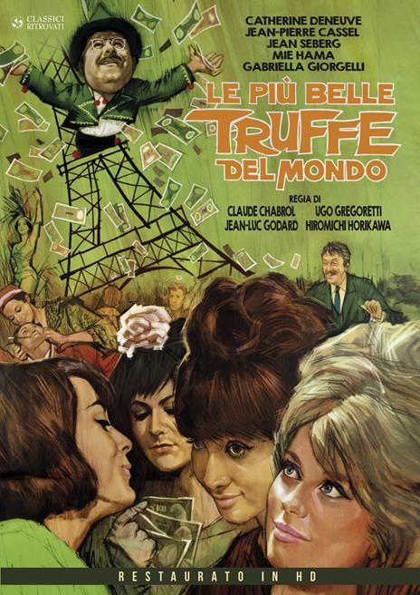 Le più belle truffe del mondo. Restaurato in HD (DVD) di Claude Chabrol,Jean-Luc Godard,Ugo Gregoretti - DVD