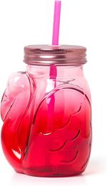 Drinking Jar - Cheers - Flamingo