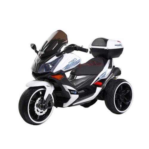 Aziamor Hodette Moto Elettrica 12v per Bambini Colore Bianco