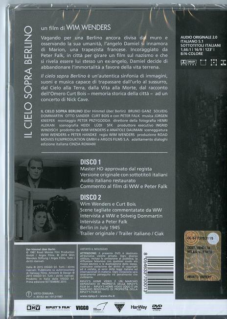 Il cielo sopra Berlino (2 DVD) di Wim Wenders - DVD - 2