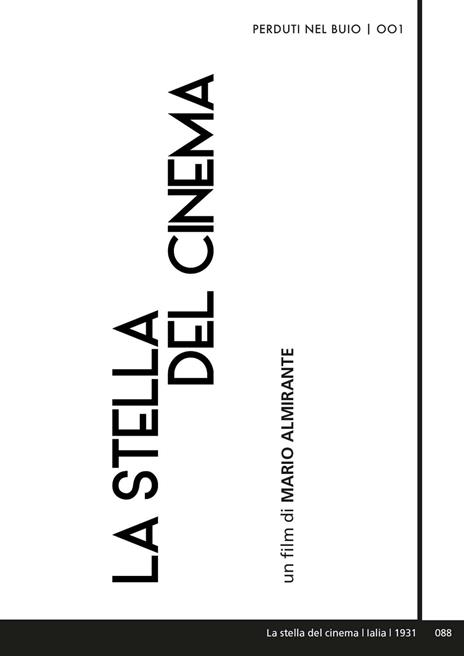 La stella del cinema (DVD) di Mario Almirante - DVD