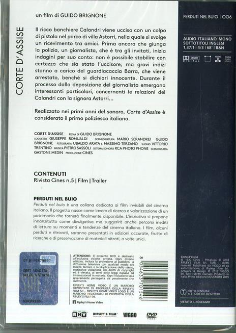 Corte d'assise (DVD) di Guido Brignone - DVD - 2