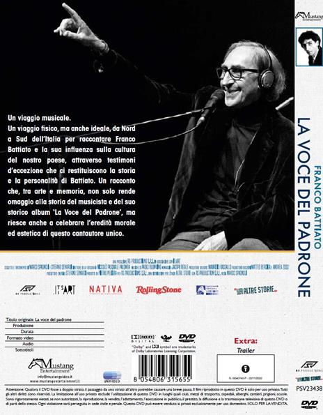 Franco Battiato. La voce del padrone (DVD) di Marco Spagnoli - DVD - 2