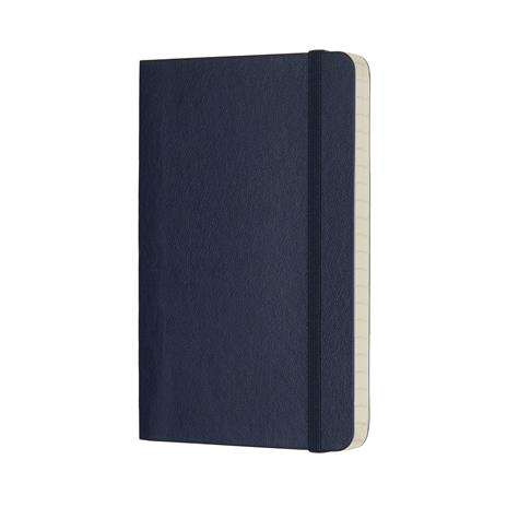 Taccuino Moleskine pocket a righe copertina morbida blu. Sapphire Blue - 2