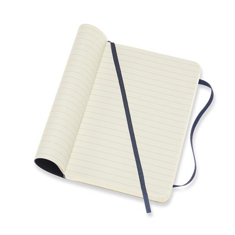 Taccuino Moleskine pocket a righe copertina morbida blu. Sapphire Blue - 4