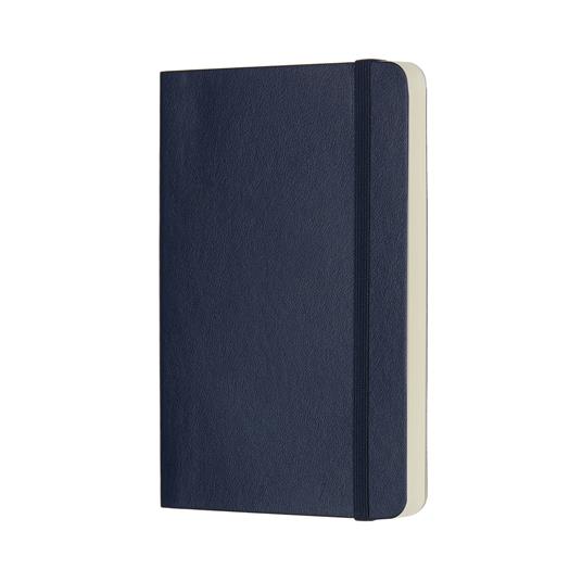 Taccuino Moleskine pocket puntinato copertina morbida blu. Sapphire Blue - 2