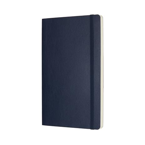 Taccuino Moleskine large a pagine bianche copertina morbida blu. Sapphire Blue - 2