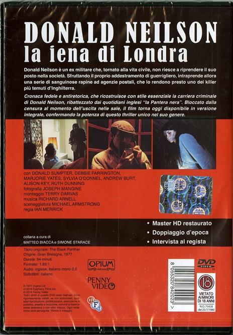 Donald Neilson, la iena di Londra di Ian Merrick - DVD - 2