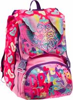 Zaino scuola Sdoppiabile Big Sj Gang Wondrous Da Sj Girl, Azalea Pink - 27 x 41 x 16 cm